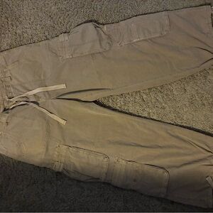 American Eagle Outfitters Women's Tan Joggers